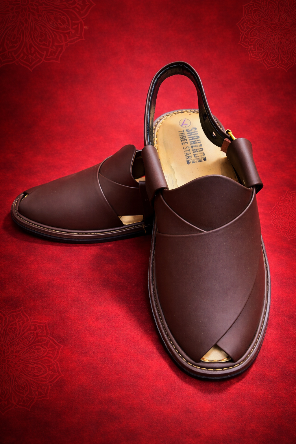 Premium Dark Brown Peshawari Kheri