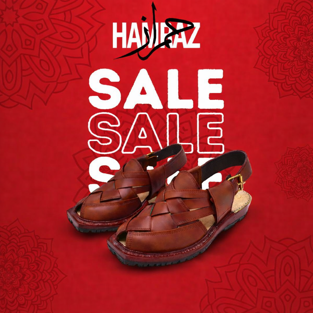 Handmade Mustard Norozi Leather Chappal With Leather Sole