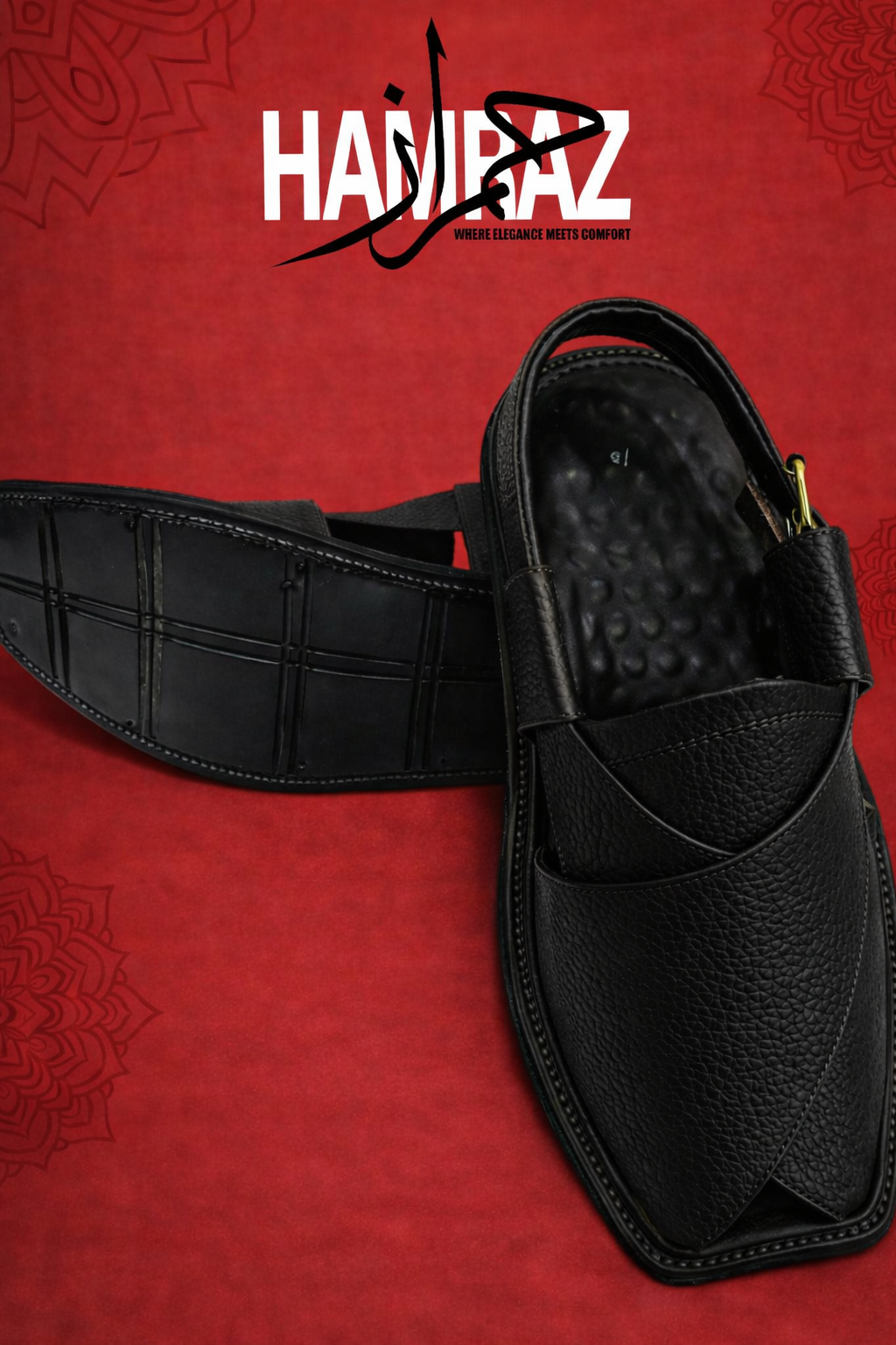Dotted Leather Smart Zalmi Chappal